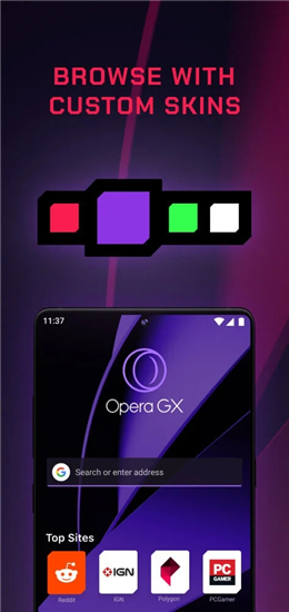 Opera GX：游戏浏览器优化版v1.4.9安卓版