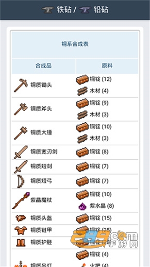 泰拉瑞亚合成表v1.0.3安卓版