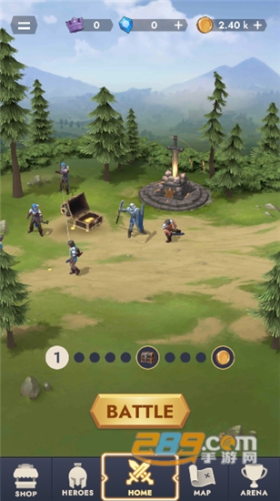 王国冲突 - 战斗模拟(Kingdom Clash)无限金币钻石版v0.3.1安卓版