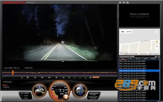 Dashcam Viewer界面示意图