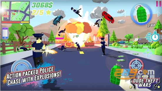 盗贼战争(Dude Theft Wars)无限金币版v0.9.0.4c安卓版