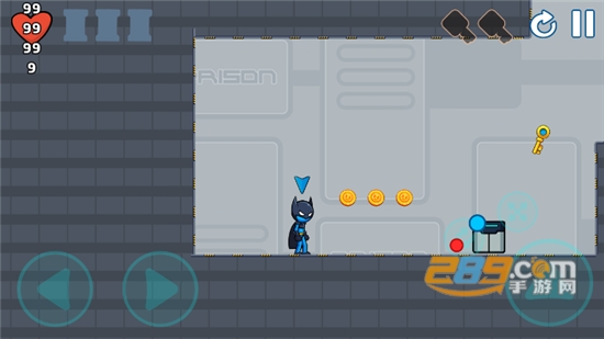 红蓝火柴人监狱无限金币生命破解版v0.0.3安卓版