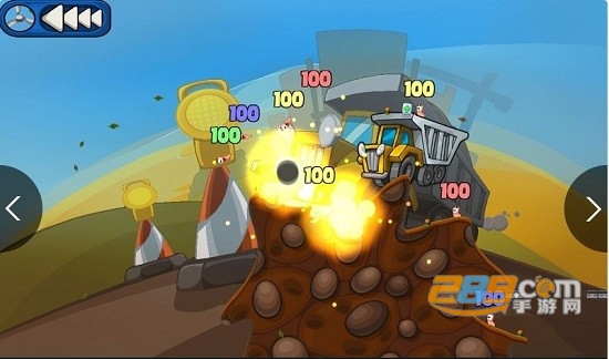 百战天虫2中文版汉化安卓手机版(Worms 2: Armageddon)v1.4.1安卓版