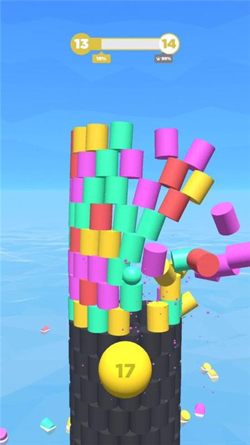 彩色塔3D游戏
