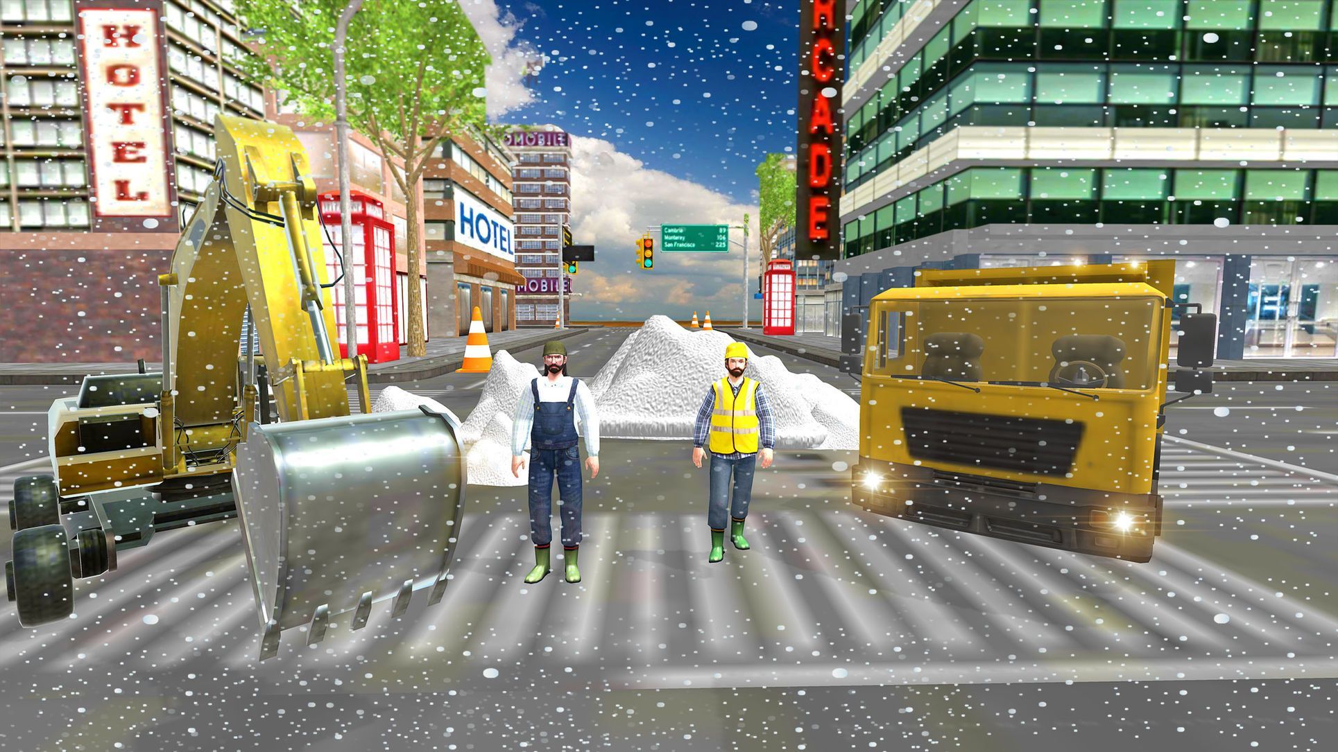 道路施工模拟器