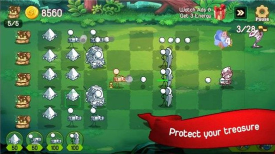火柴人防御：卡通战争无敌版v1.0.0安卓版