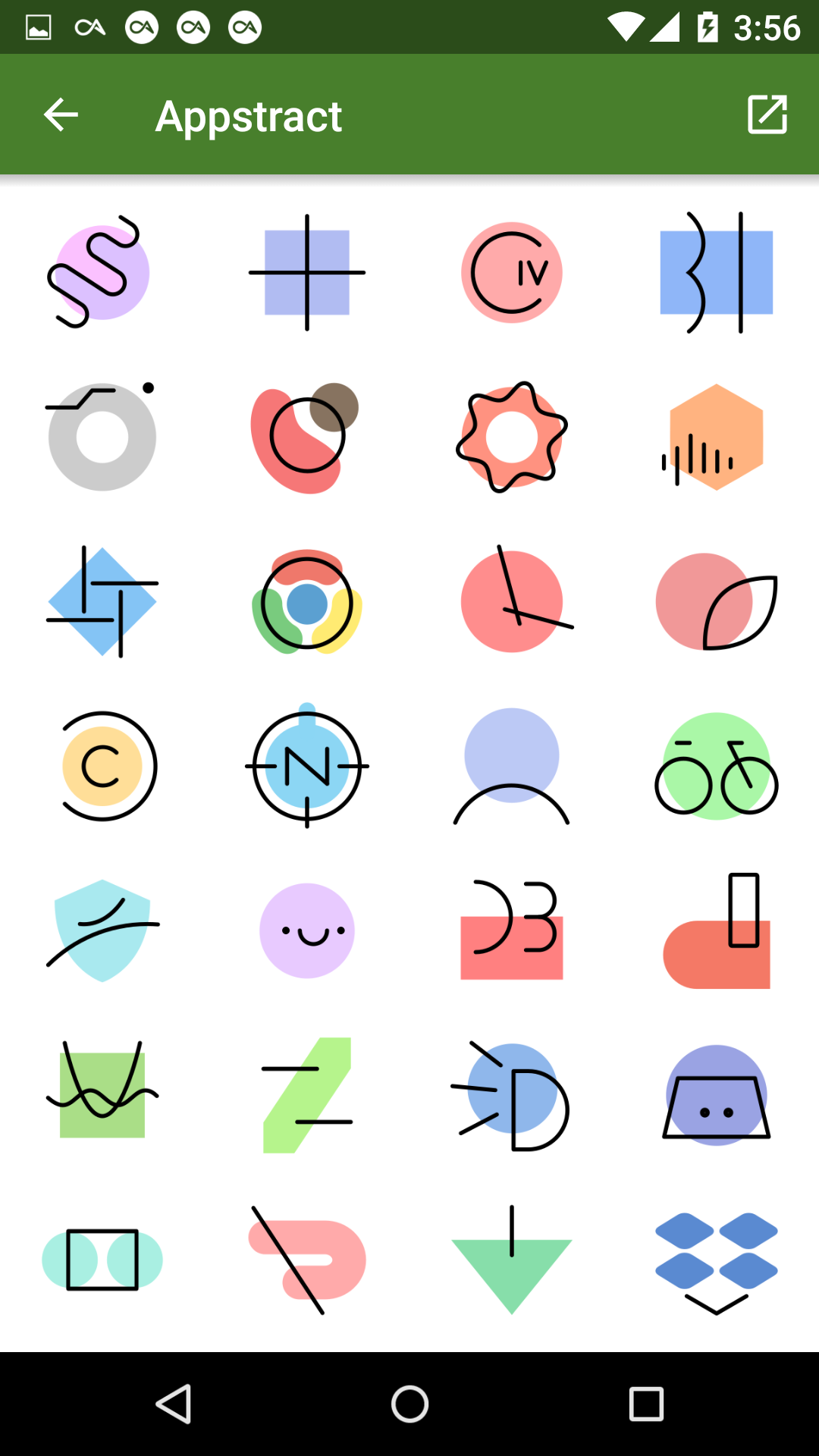 Appstract白色图标包