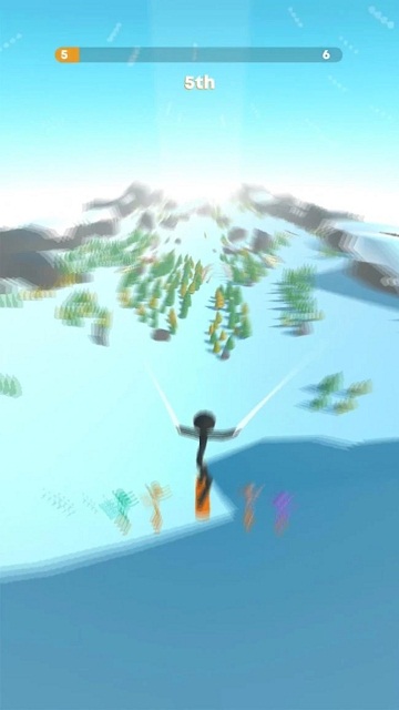 火柴人滑雪中文破解版本0.1.5无限金币版