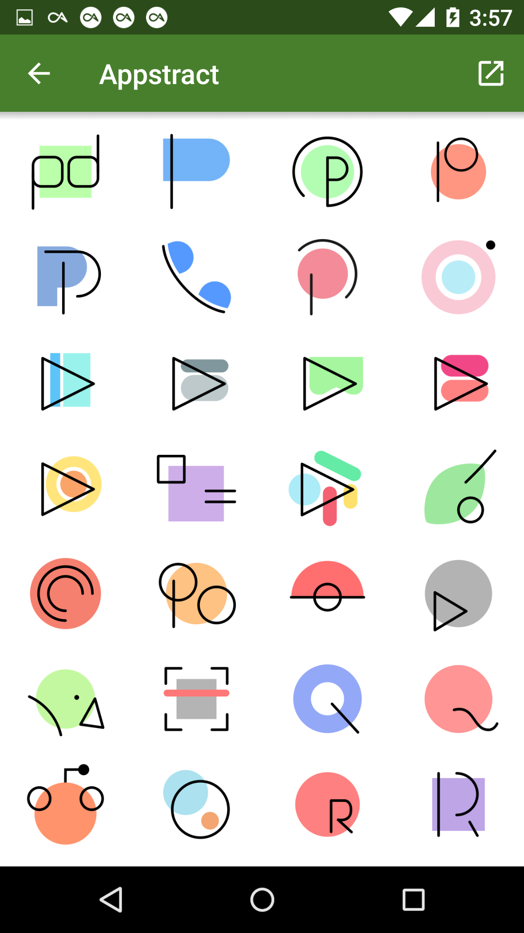 Appstract白色图标包