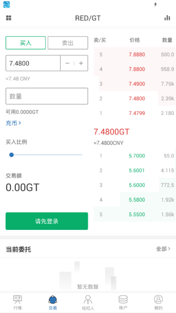 GAIA盖亚币交易所appV1.0.5官方安卓版