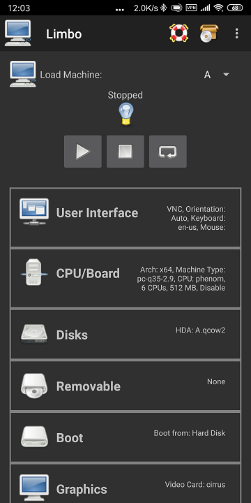 LimboX86电脑模拟器汉化最新版v5.0.0官方版