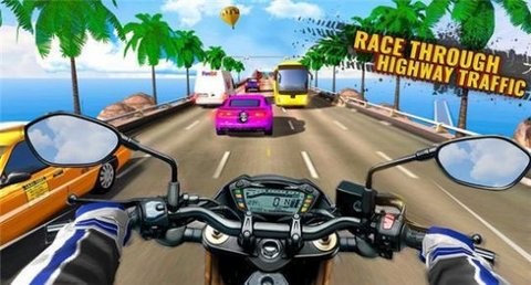 BikeRacingFree:MotoTrafficBikeRaceGame2020