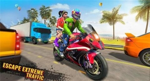 BikeRacingFree:MotoTrafficBikeRaceGame2020